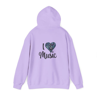 Hunter Hall: I ❤️ Music Heavy Blend Hoodie