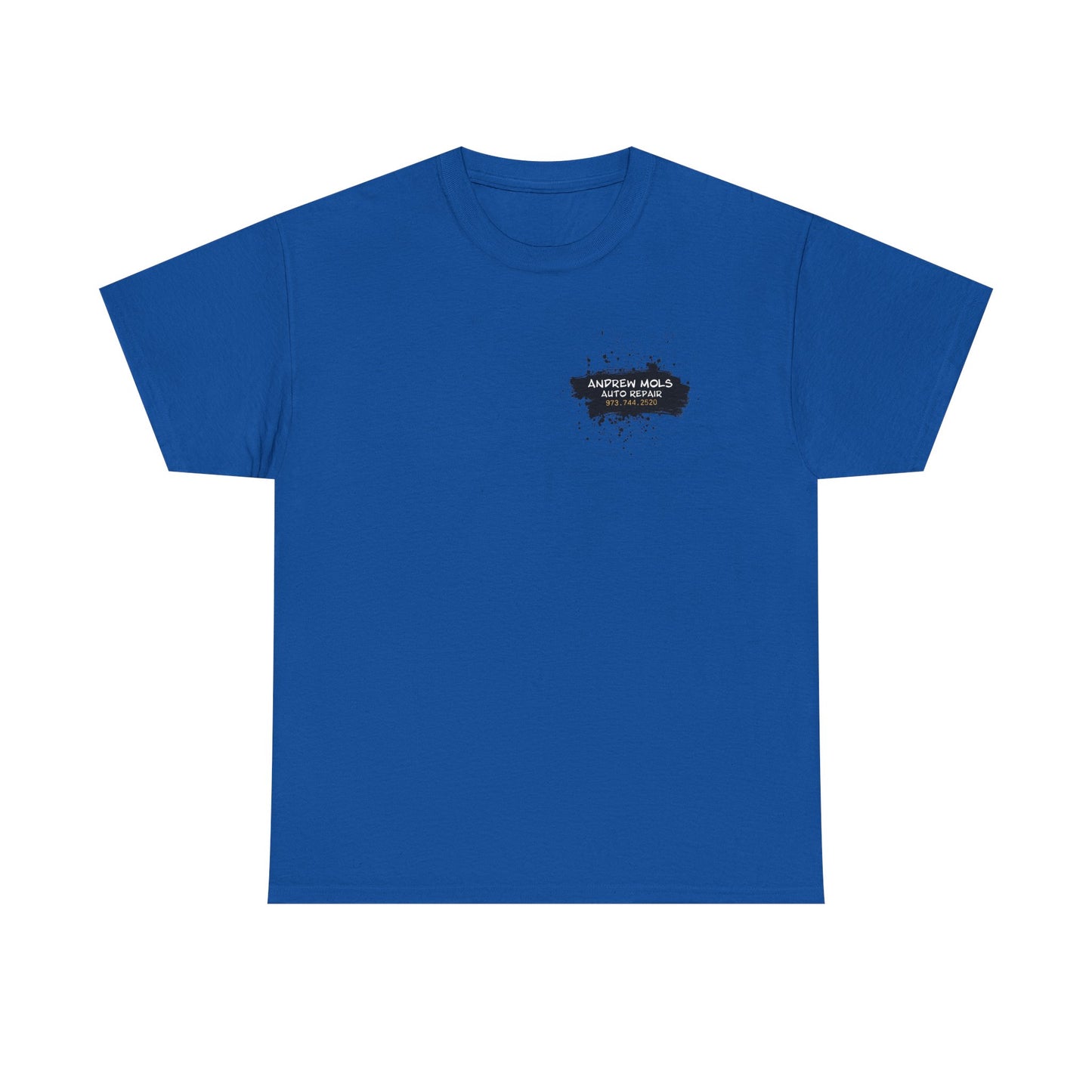 ANDREW MOLS AUTO REPAIR Unisex Heavy Cotton Tee B