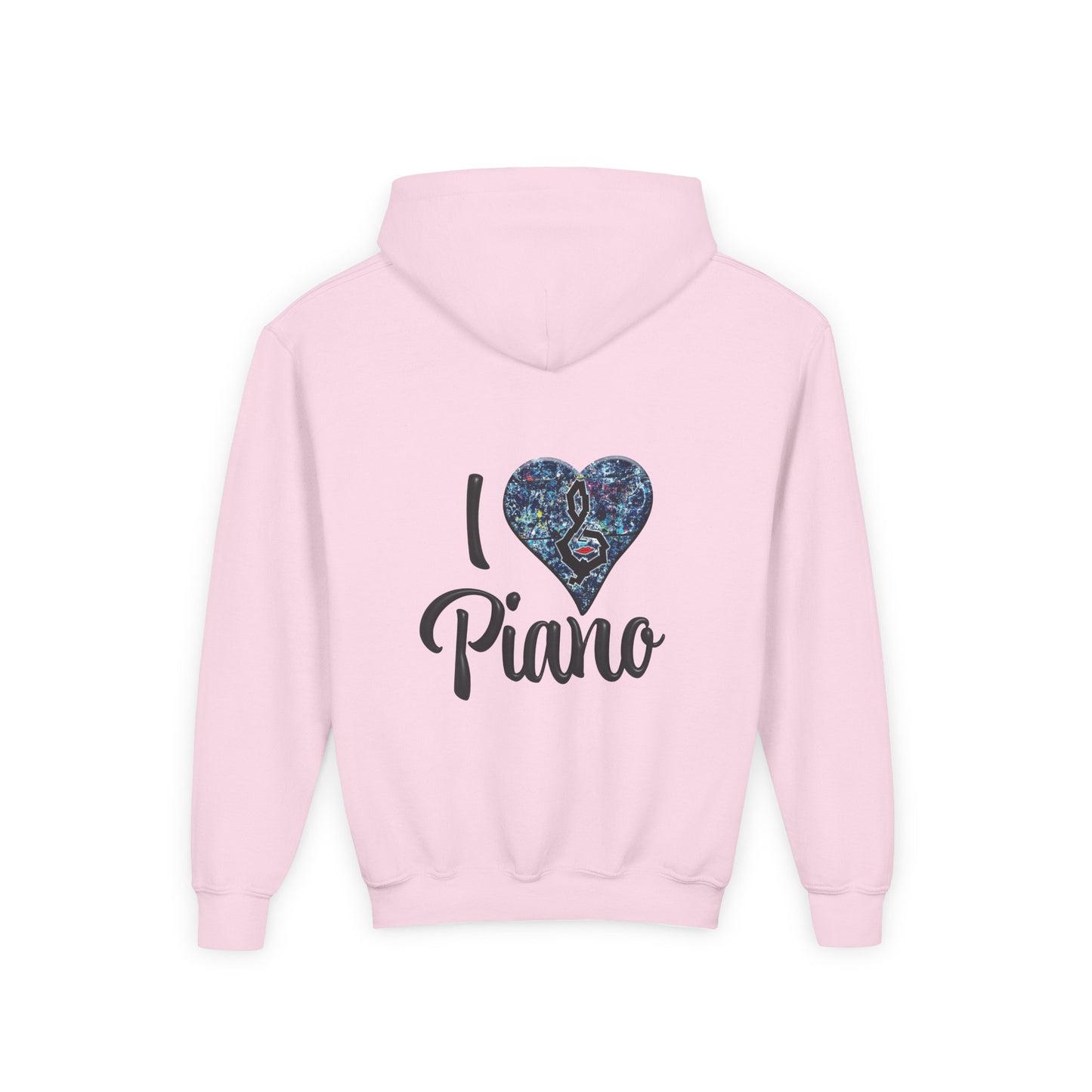 Hunter Hall: I ❤️ Piano Youth Hoodie