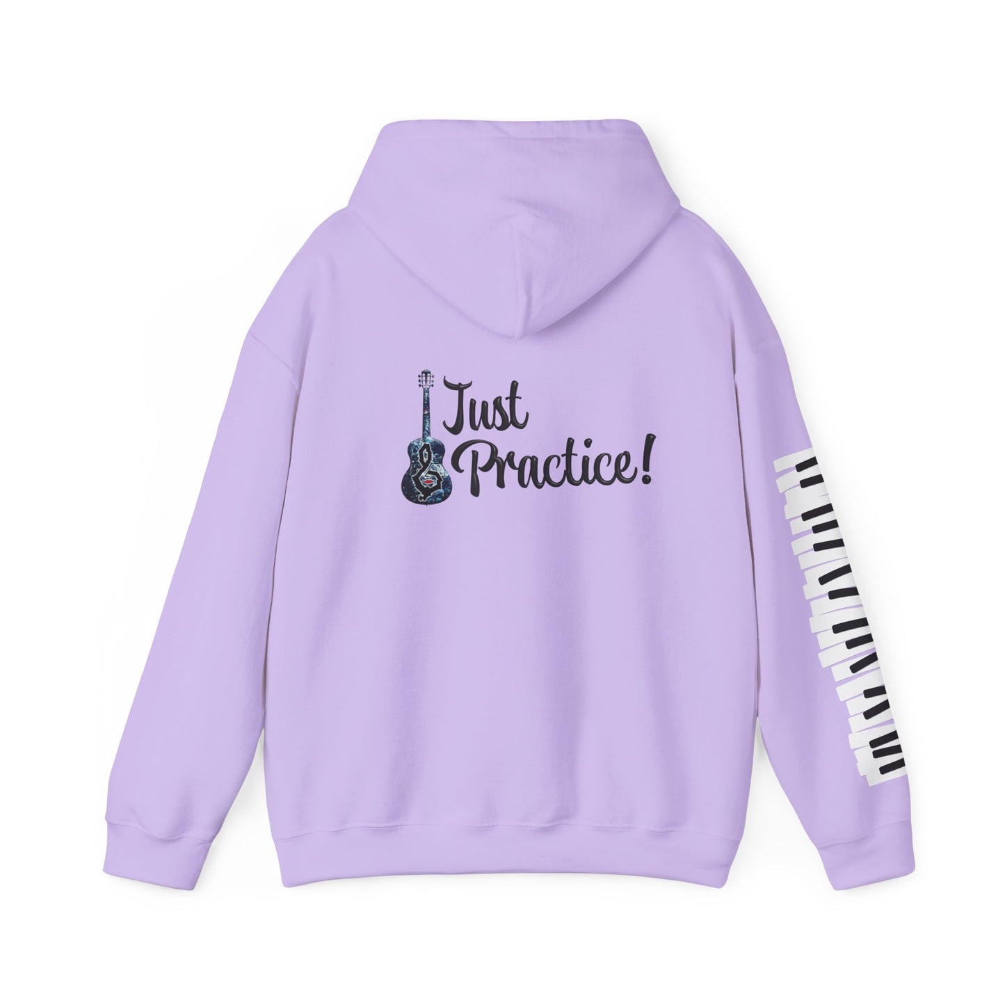 Hunter Hall: Just Practice Guitar and Piano Sleeve Heavy Blend Hoodie
