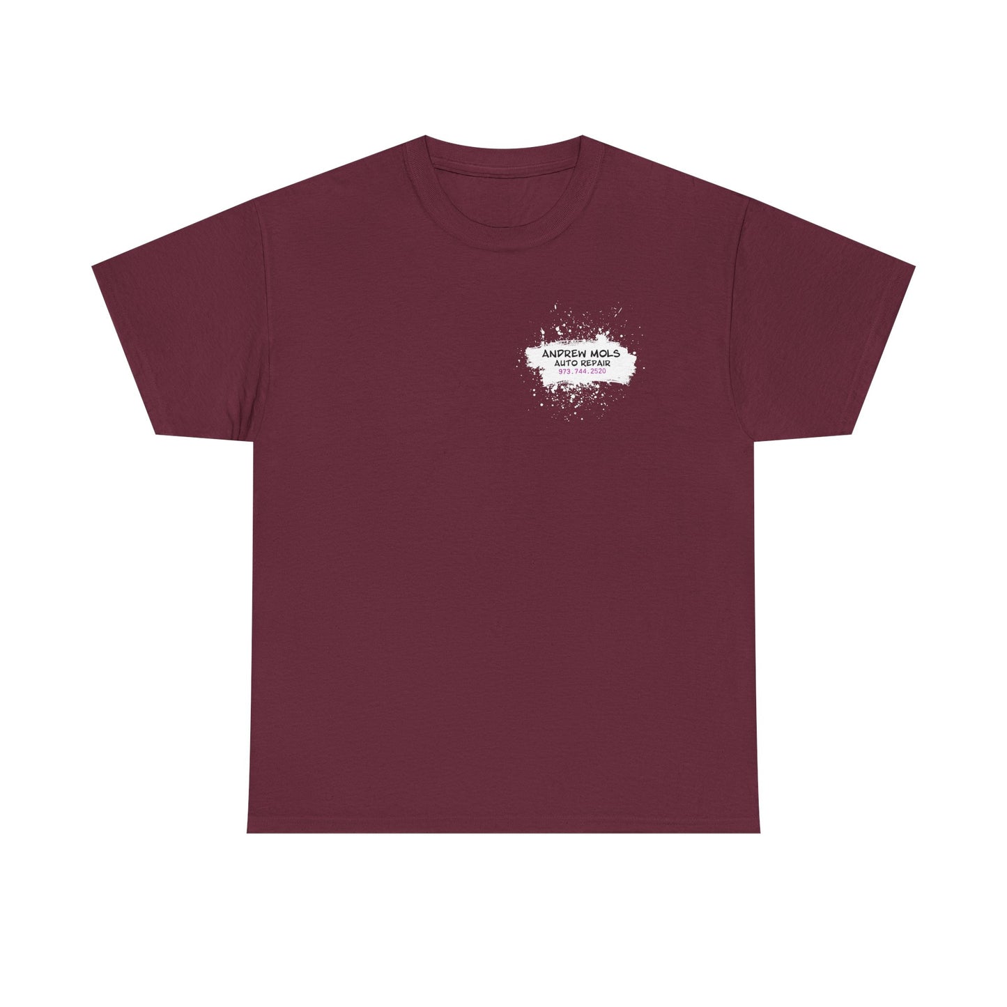 ANDREW MOLS AUTO REPAIR Unisex Heavy Cotton Tee B