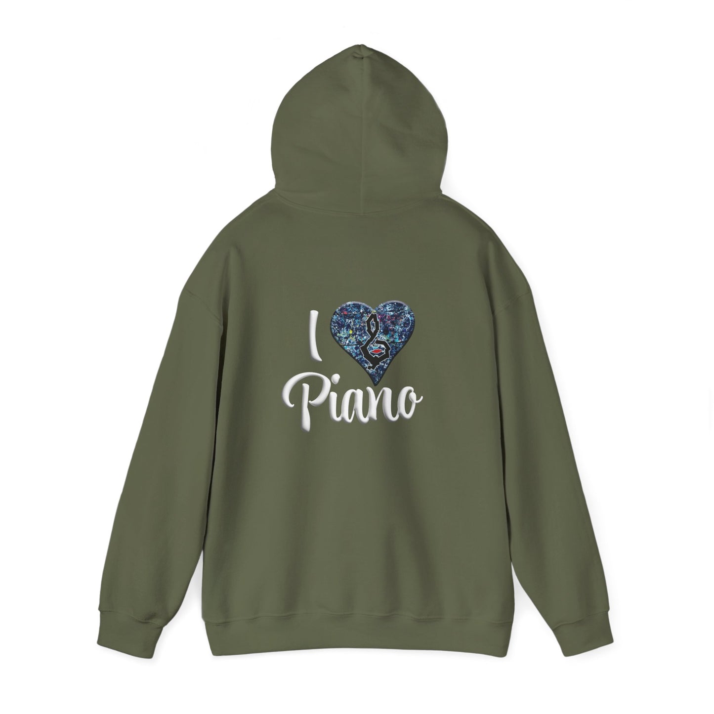 Hunter Hall: I ❤️ Piano Heavy Blend Hoodie