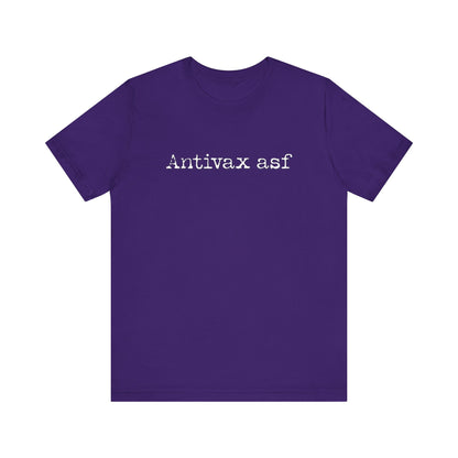 TR Antivax asf Adult Unisex Short Sleeve Tee
