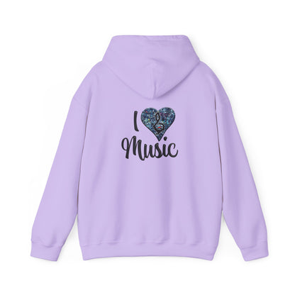 Hunter Hall: I ❤️ Music Heavy Blend Hoodie