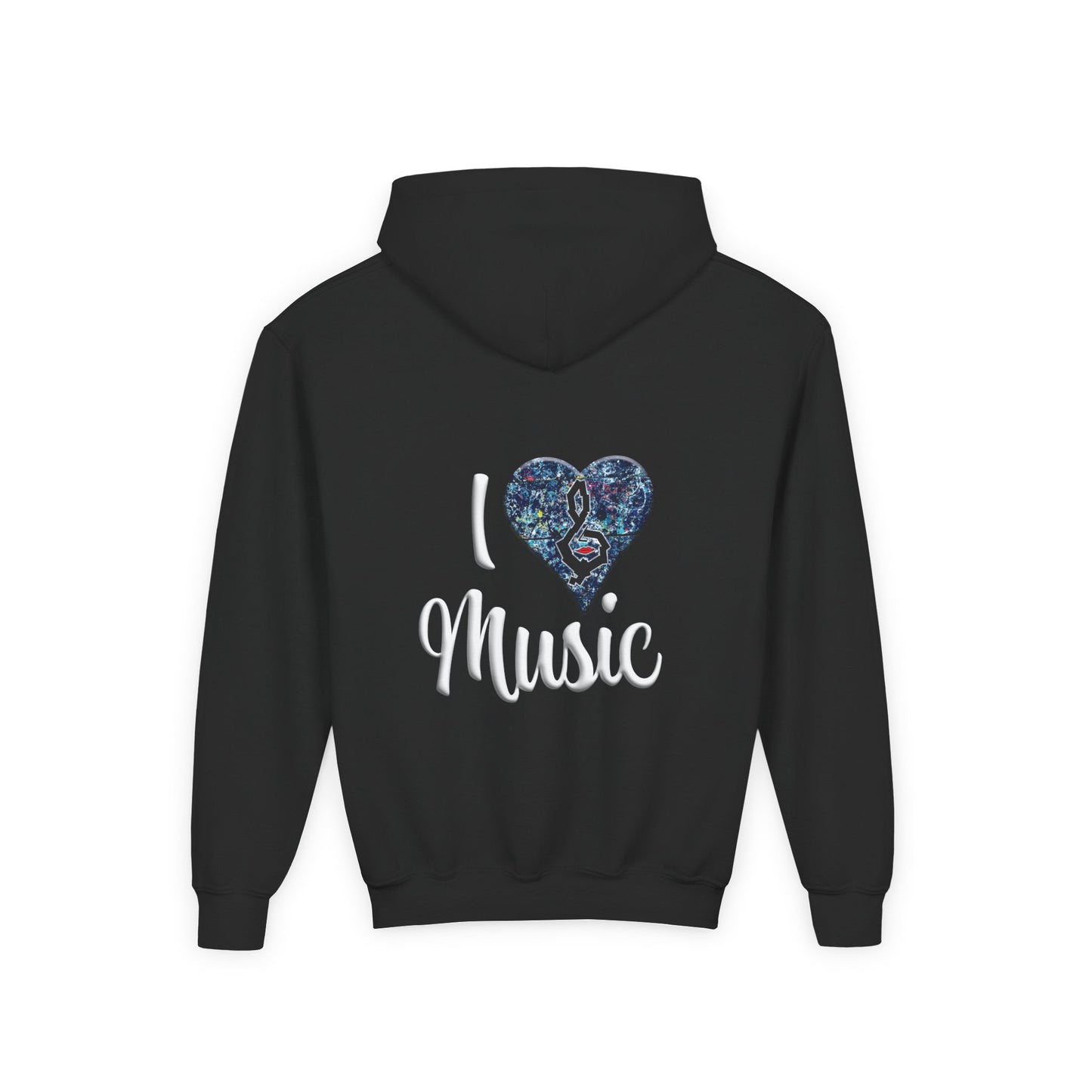 Hunter Hall: I ❤️ Music Youth Hoodie