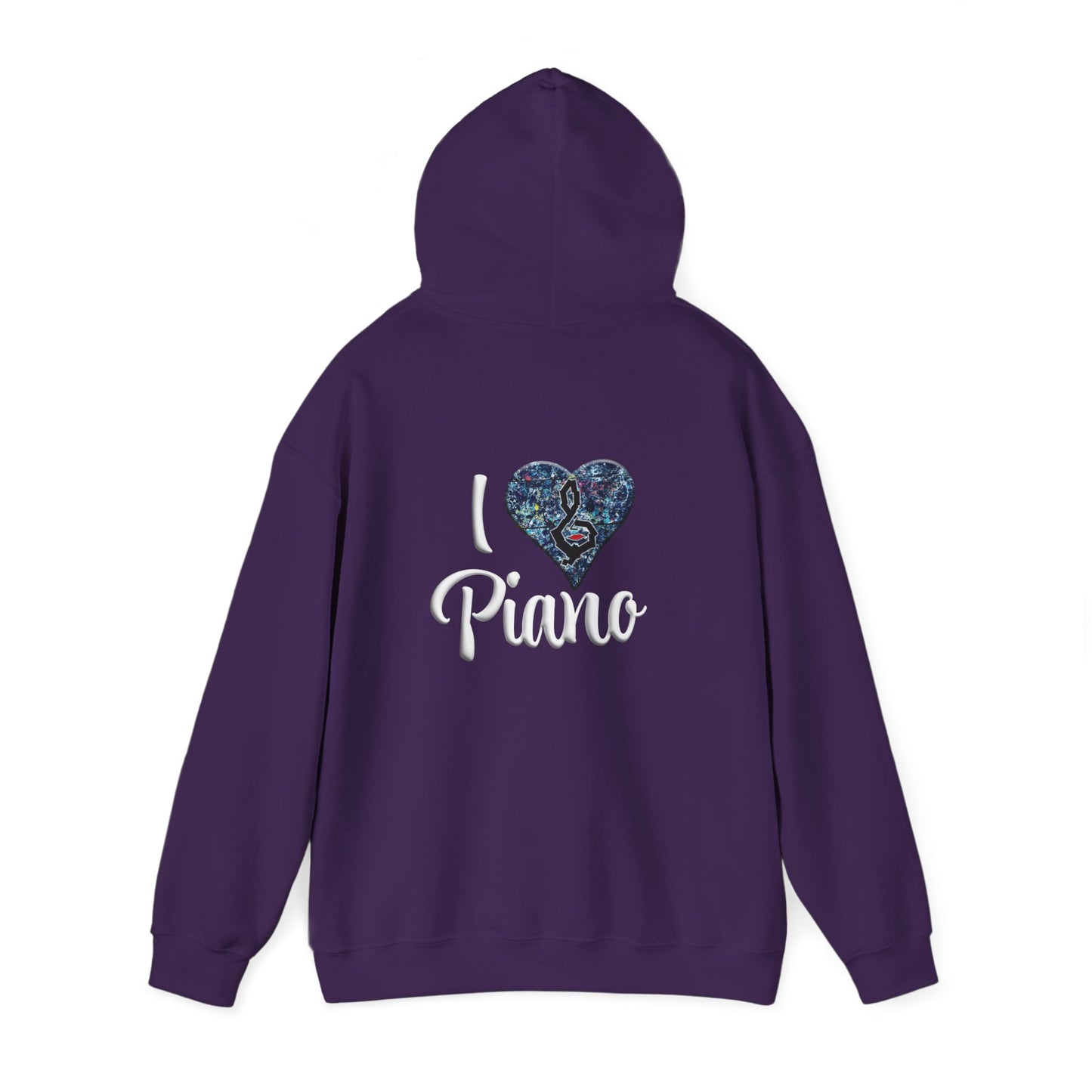 Hunter Hall: I ❤️ Piano Heavy Blend Hoodie
