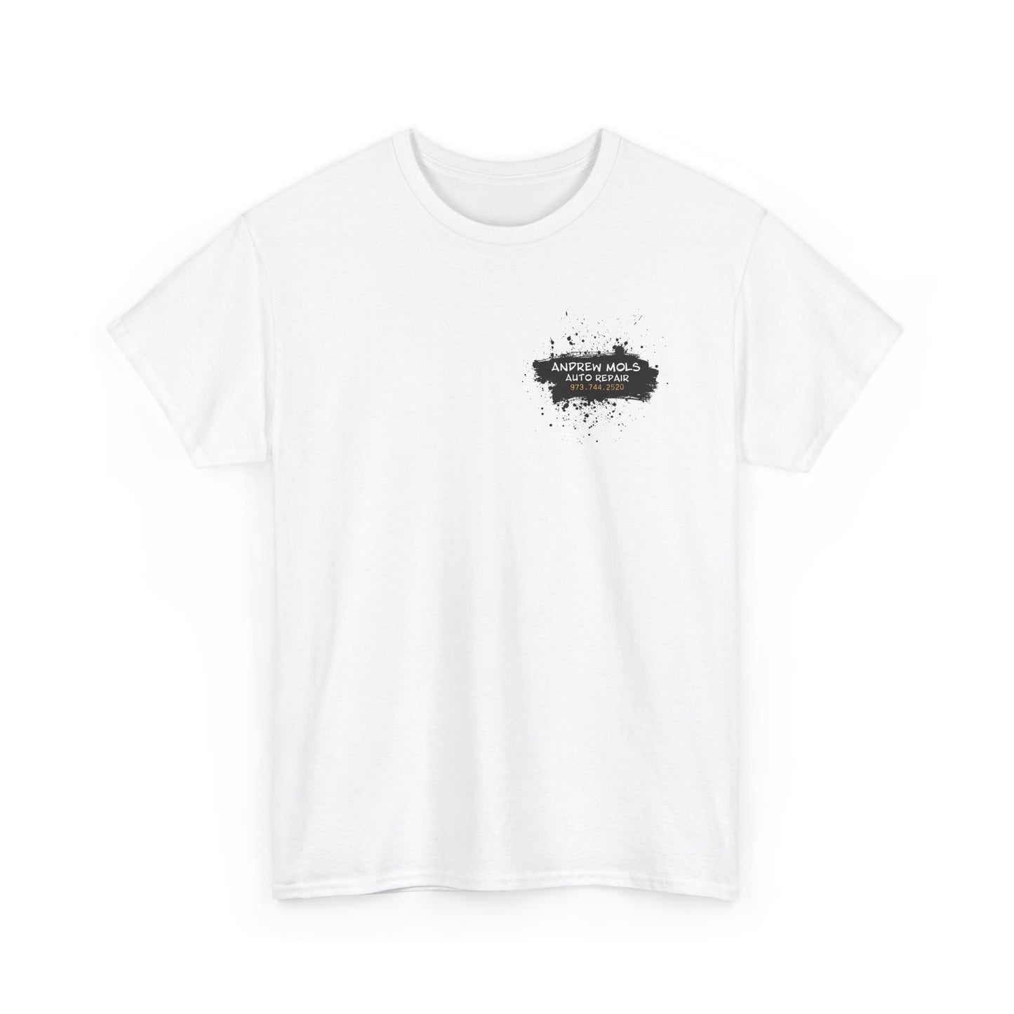 ANDREW MOLS AUTO REPAIR Unisex Heavy Cotton Tee B