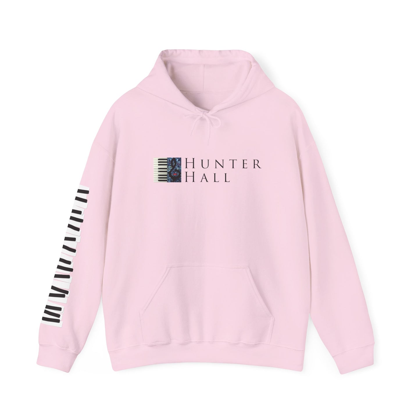 Hunter Hall: Just Practice Piano Sleeve Heavy Blend Hoodie