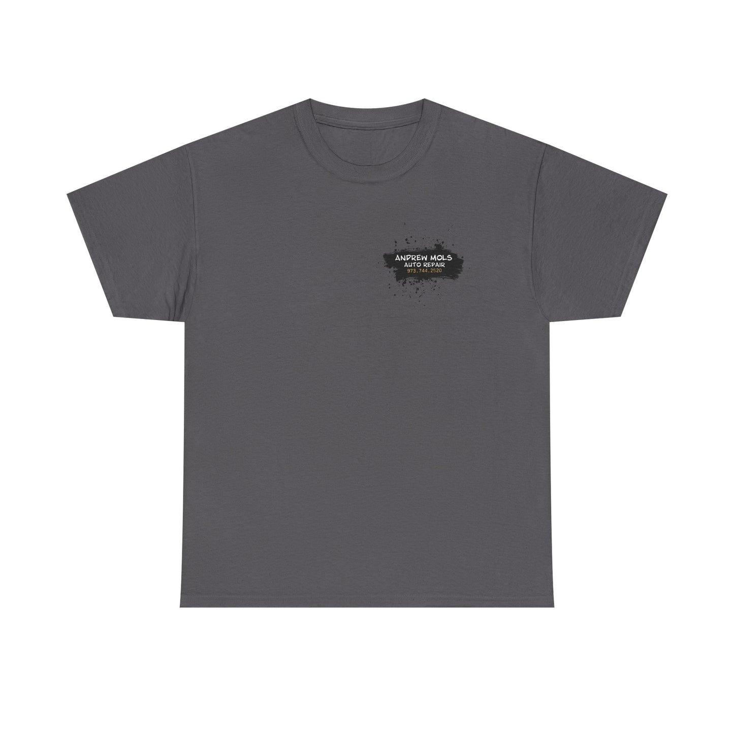 ANDREW MOLS AUTO REPAIR Unisex Heavy Cotton Tee B