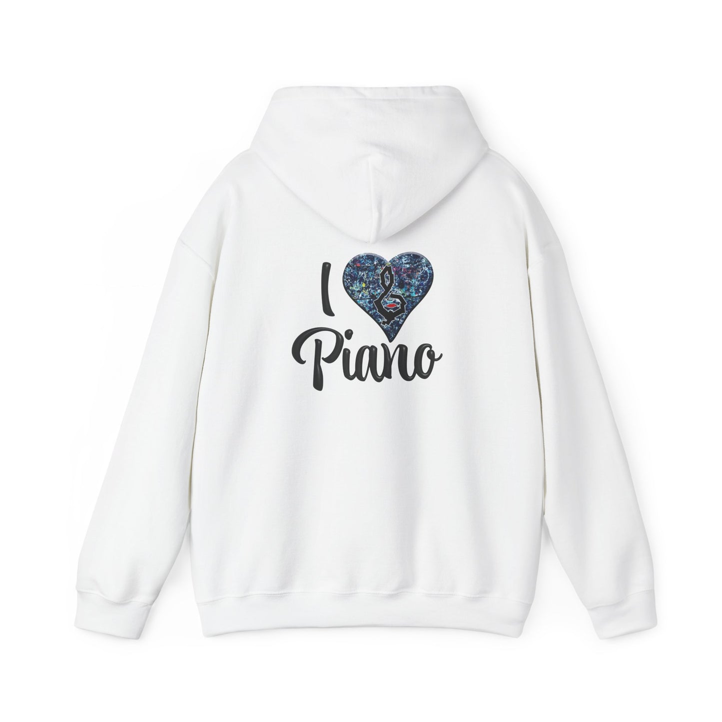 Hunter Hall: I ❤️ Piano Heavy Blend Hoodie