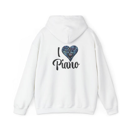 Hunter Hall: I ❤️ Piano Heavy Blend Hoodie
