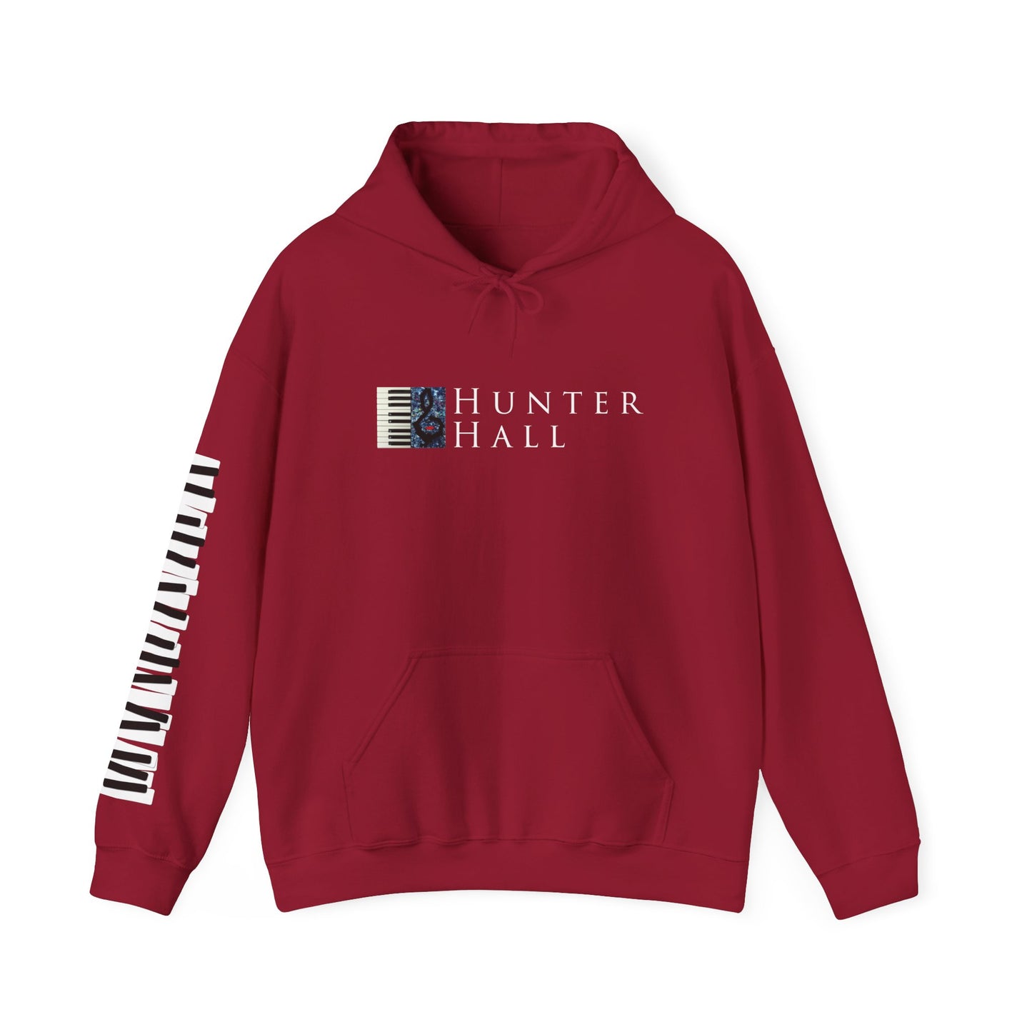 Hunter Hall: Just Practice Piano Sleeve Heavy Blend Hoodie