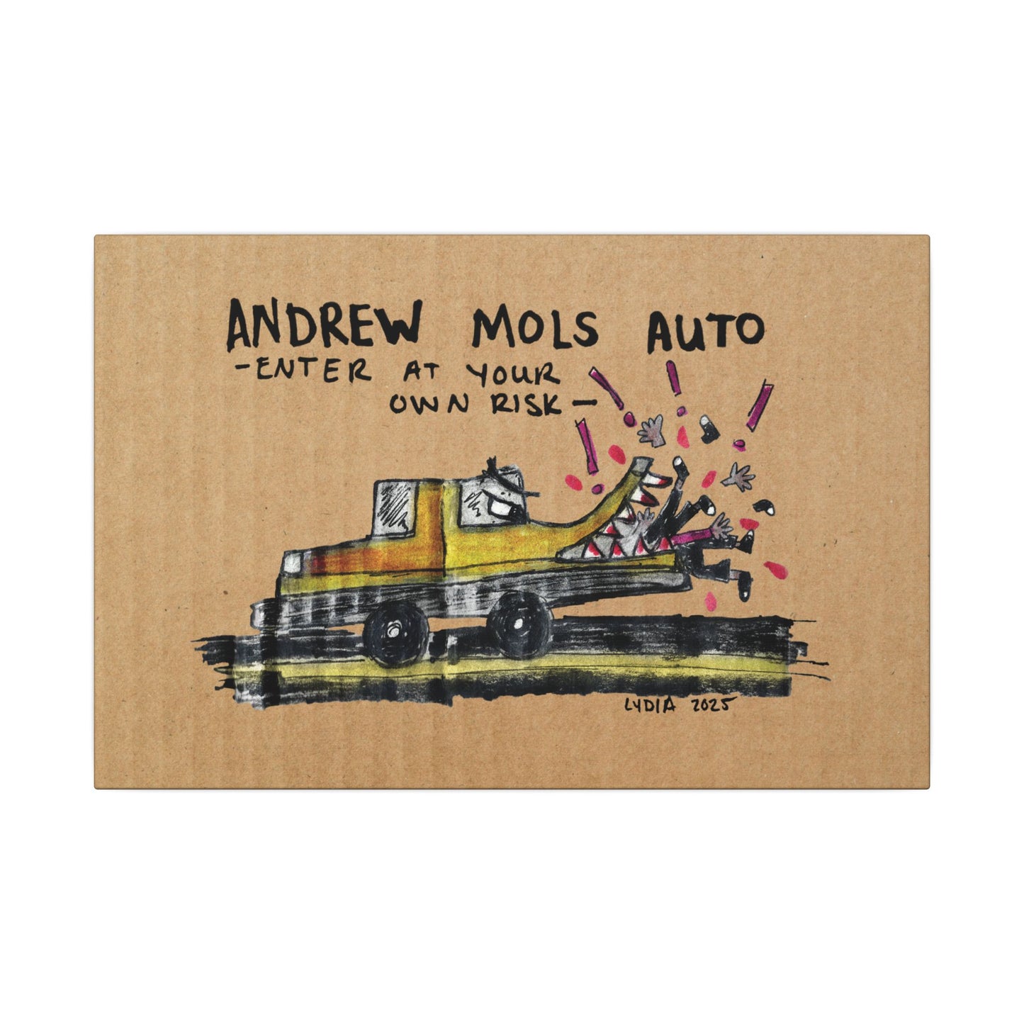 Andrew Mols Matte Canvas, Stretched, 0.75" (Multi-Size)