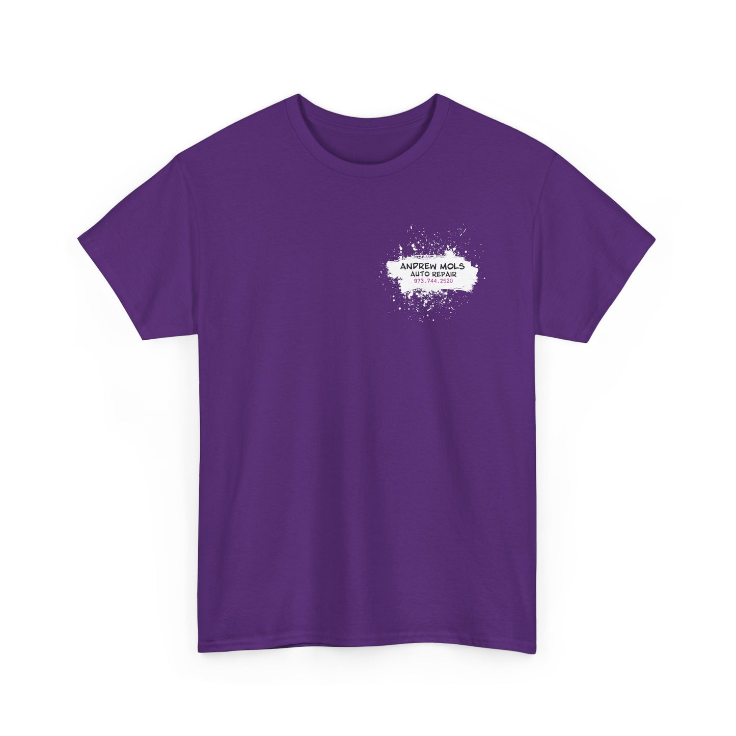 ANDREW MOLS AUTO REPAIR Unisex Heavy Cotton Tee B
