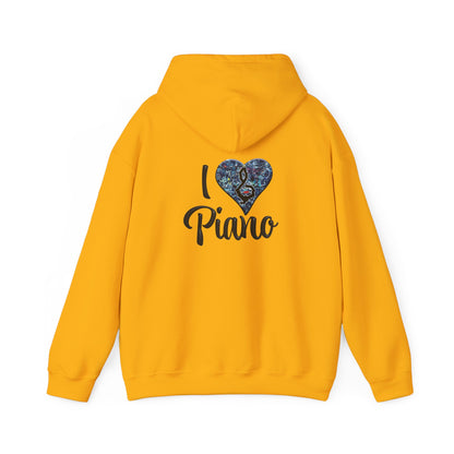 Hunter Hall: I ❤️ Piano Heavy Blend Hoodie
