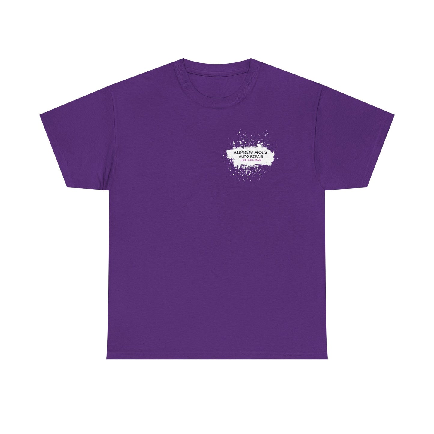ANDREW MOLS AUTO REPAIR Unisex Heavy Cotton Tee B