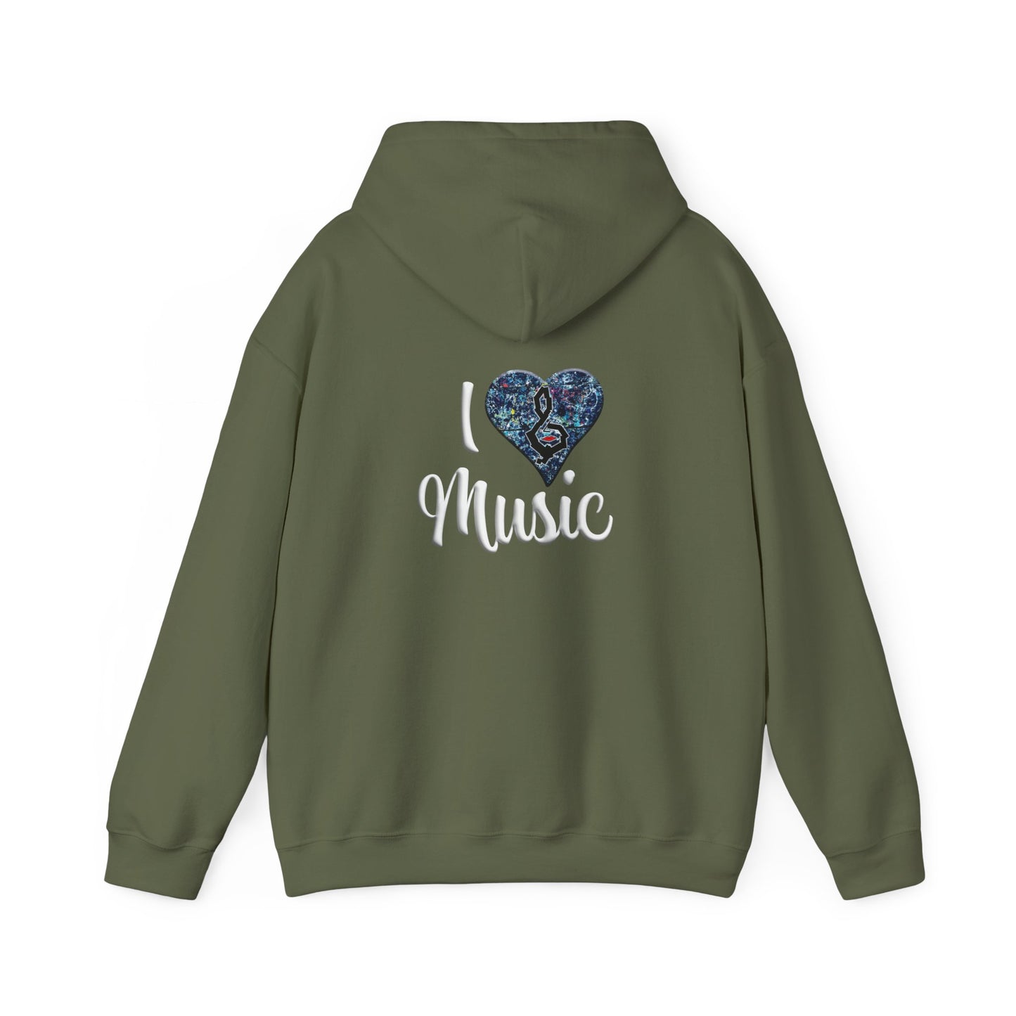 Hunter Hall: I ❤️ Music Heavy Blend Hoodie