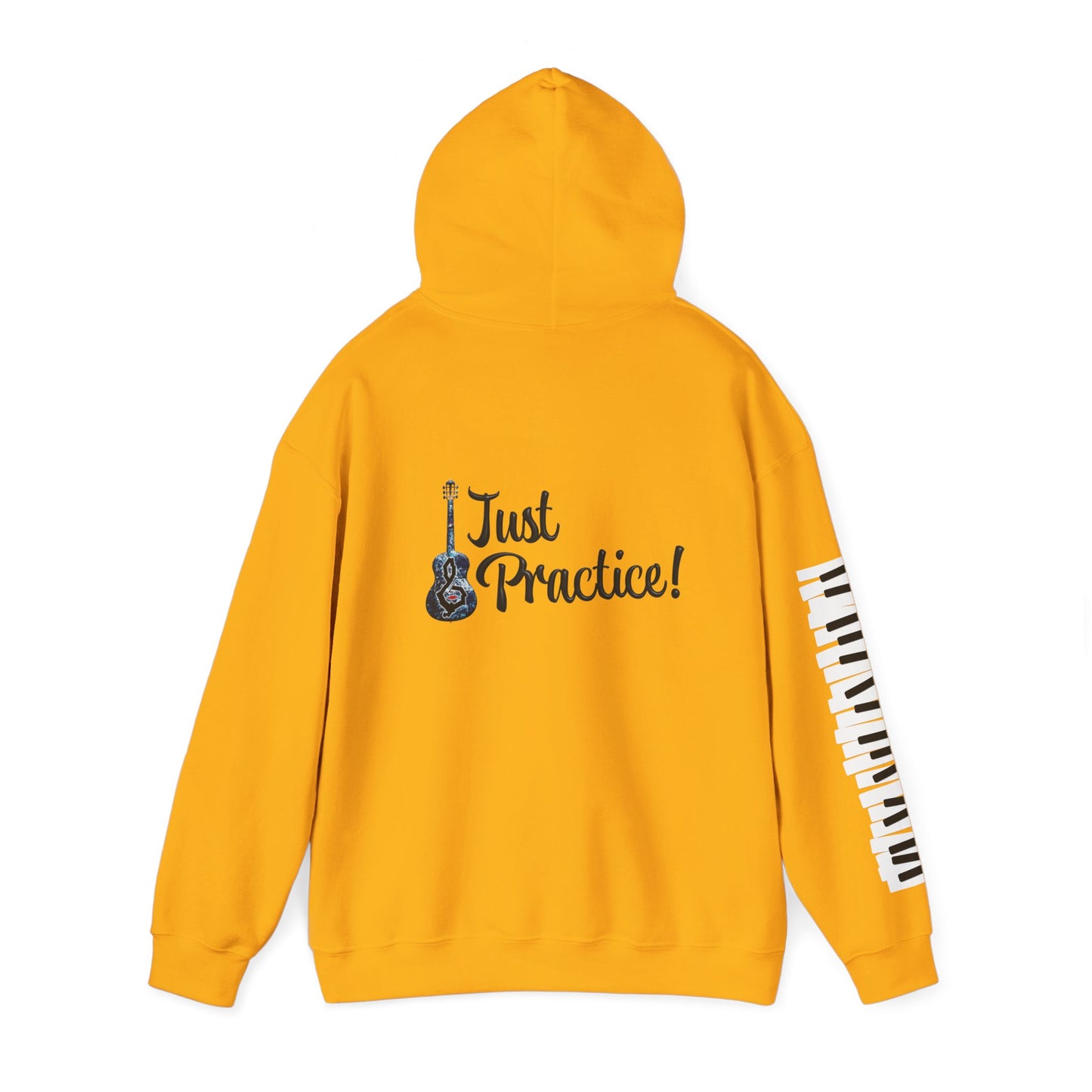 Hunter Hall: Just Practice Guitar and Piano Sleeve Heavy Blend Hoodie