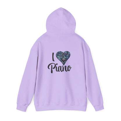 Hunter Hall: I ❤️ Piano Heavy Blend Hoodie