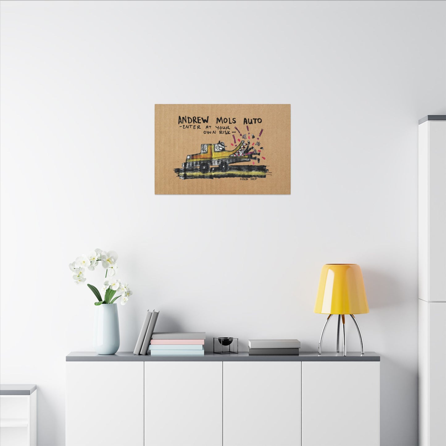Andrew Mols Matte Canvas, Stretched, 0.75" (Multi-Size)