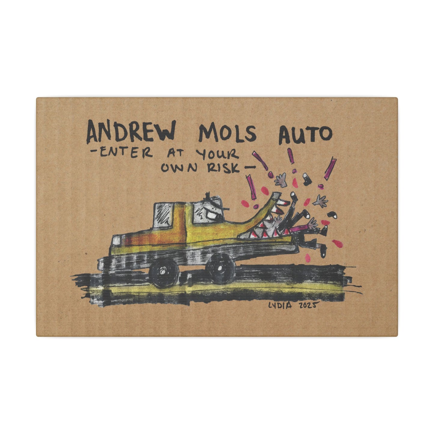 Andrew Mols Matte Canvas, Stretched, 0.75" (Multi-Size)