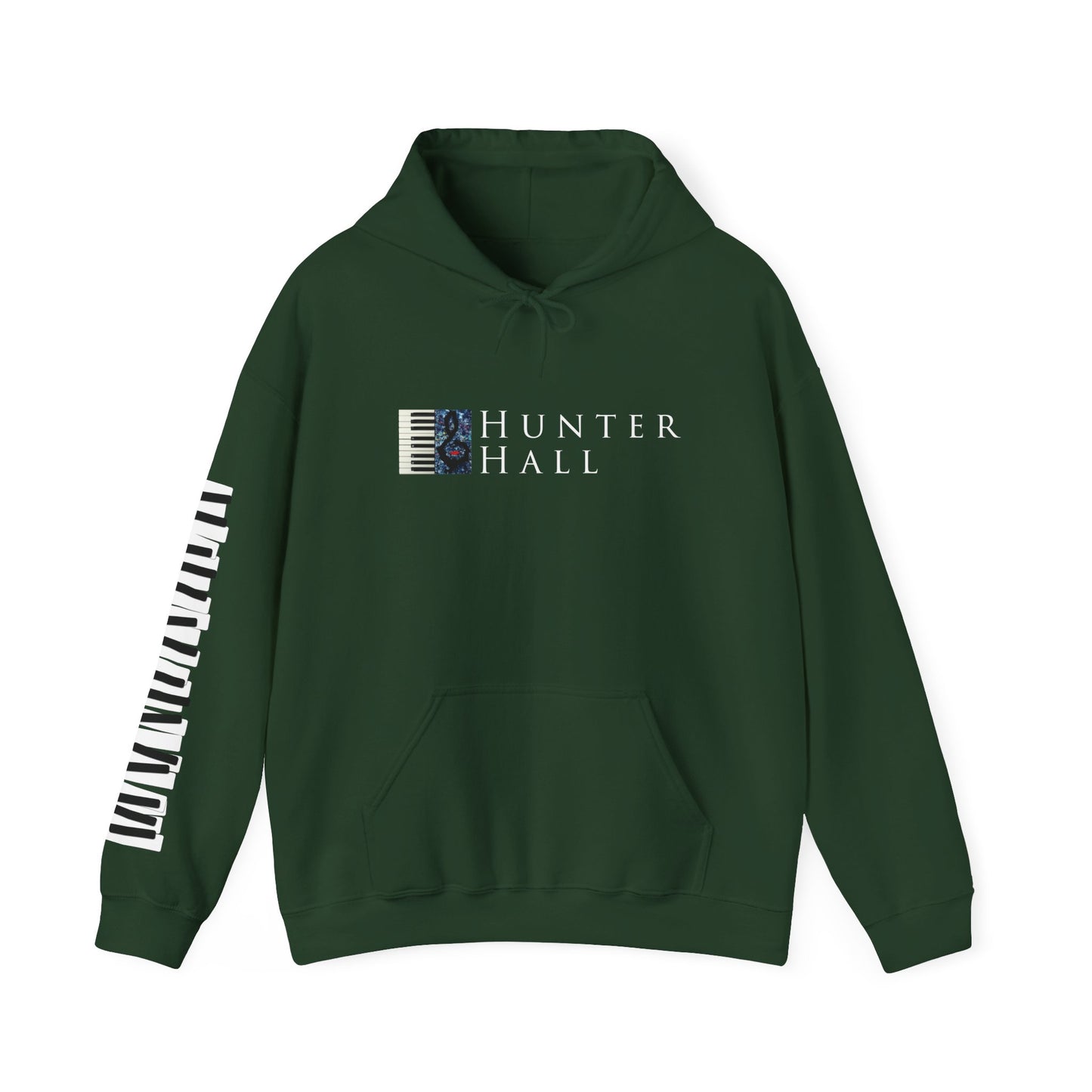 Hunter Hall: Just Practice Guitar and Piano Sleeve Heavy Blend Hoodie