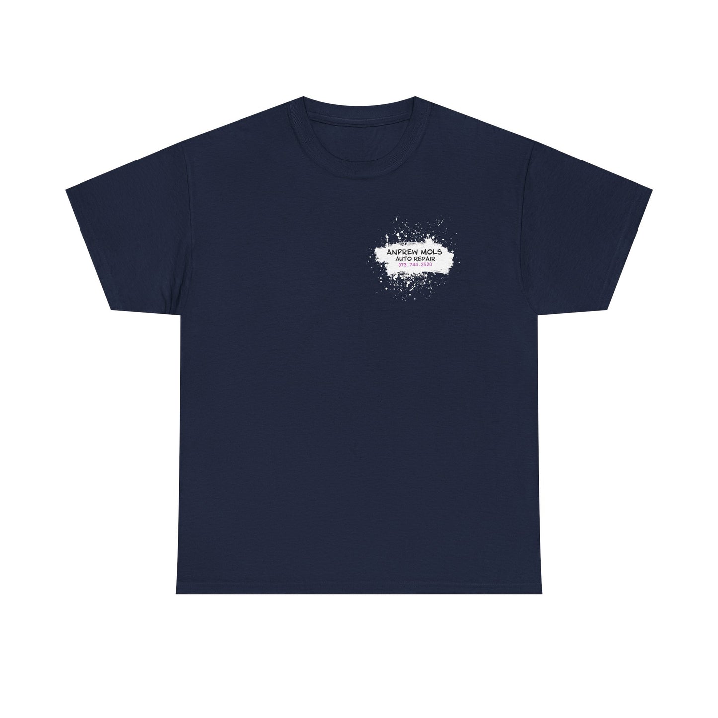 ANDREW MOLS AUTO REPAIR Unisex Heavy Cotton Tee B