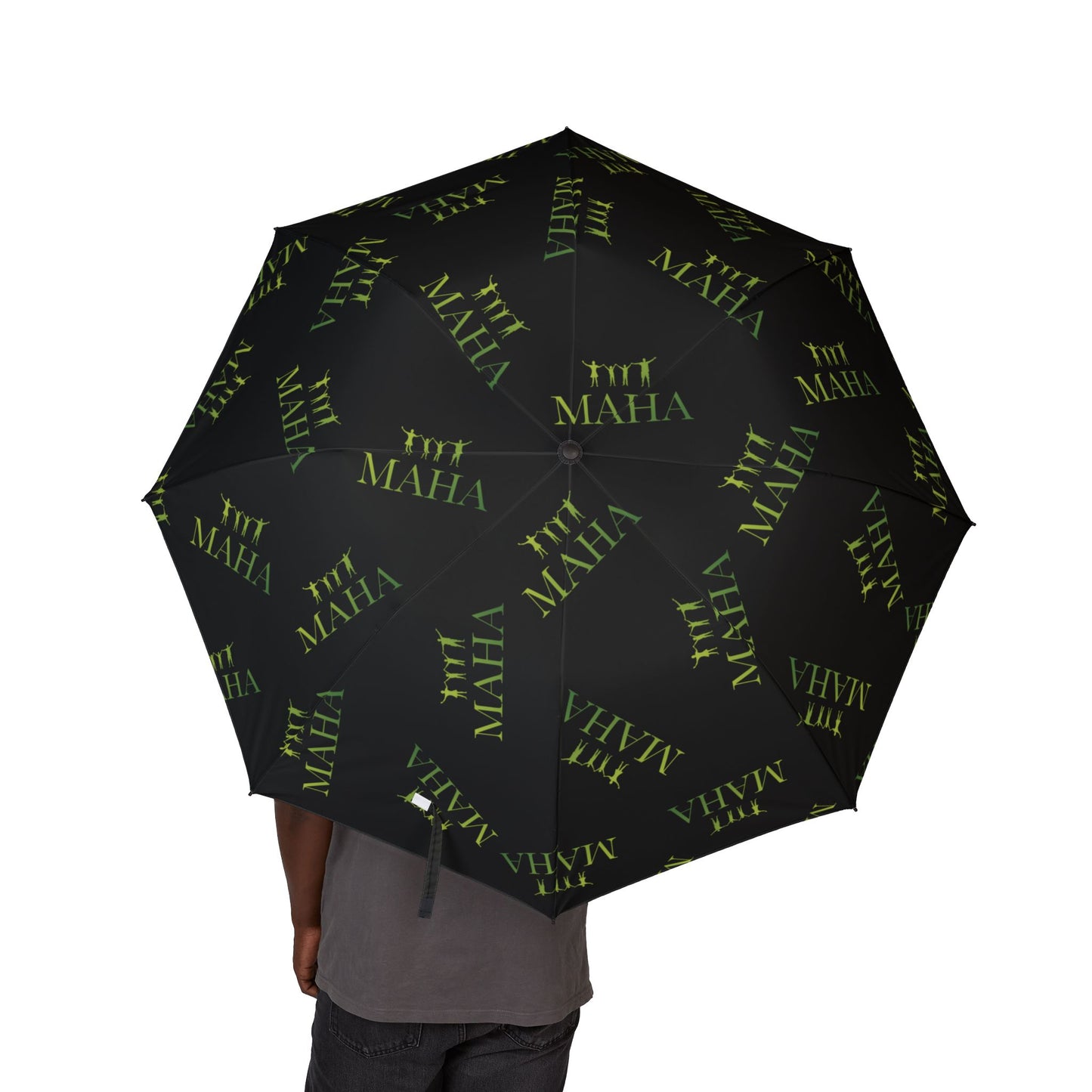 RS MAHA Semi-Automatic Foldable Umbrella Black