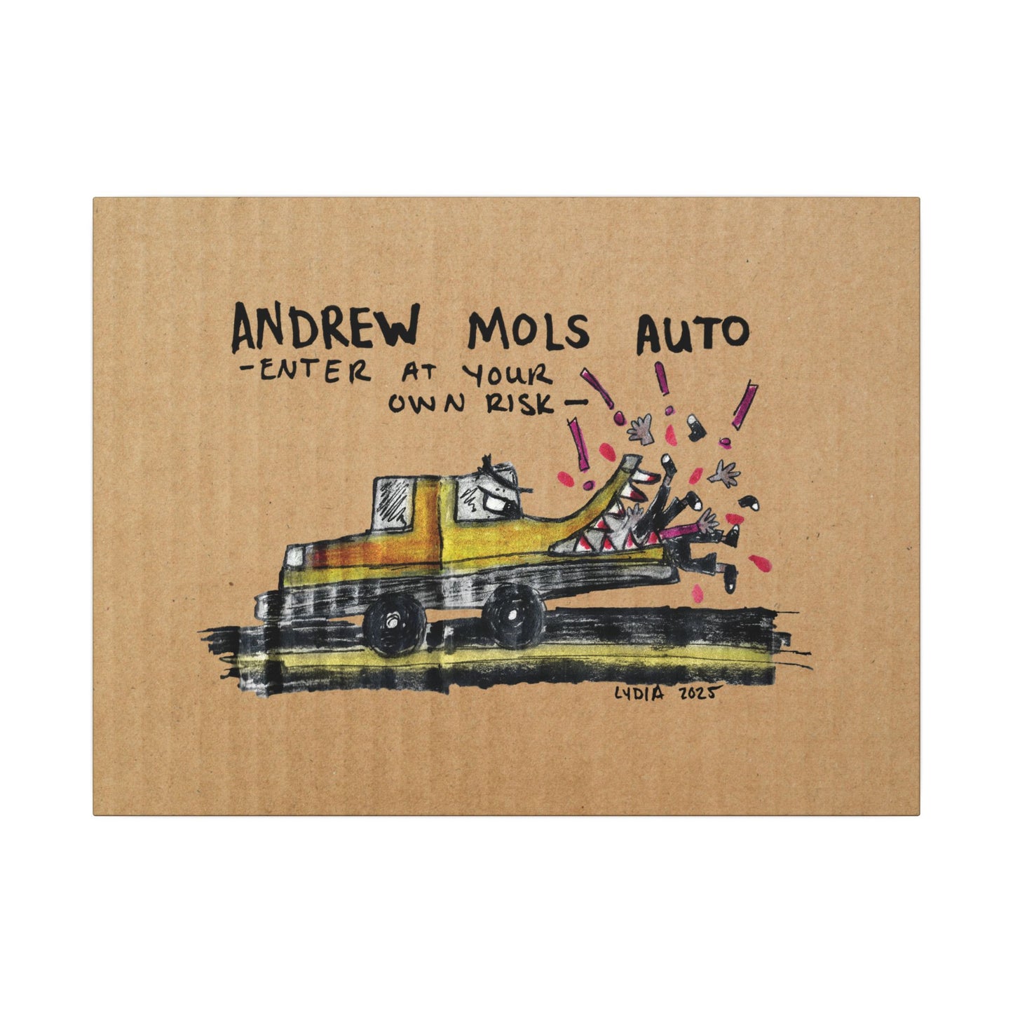 Andrew Mols Matte Canvas, Stretched, 0.75" (Multi-Size)