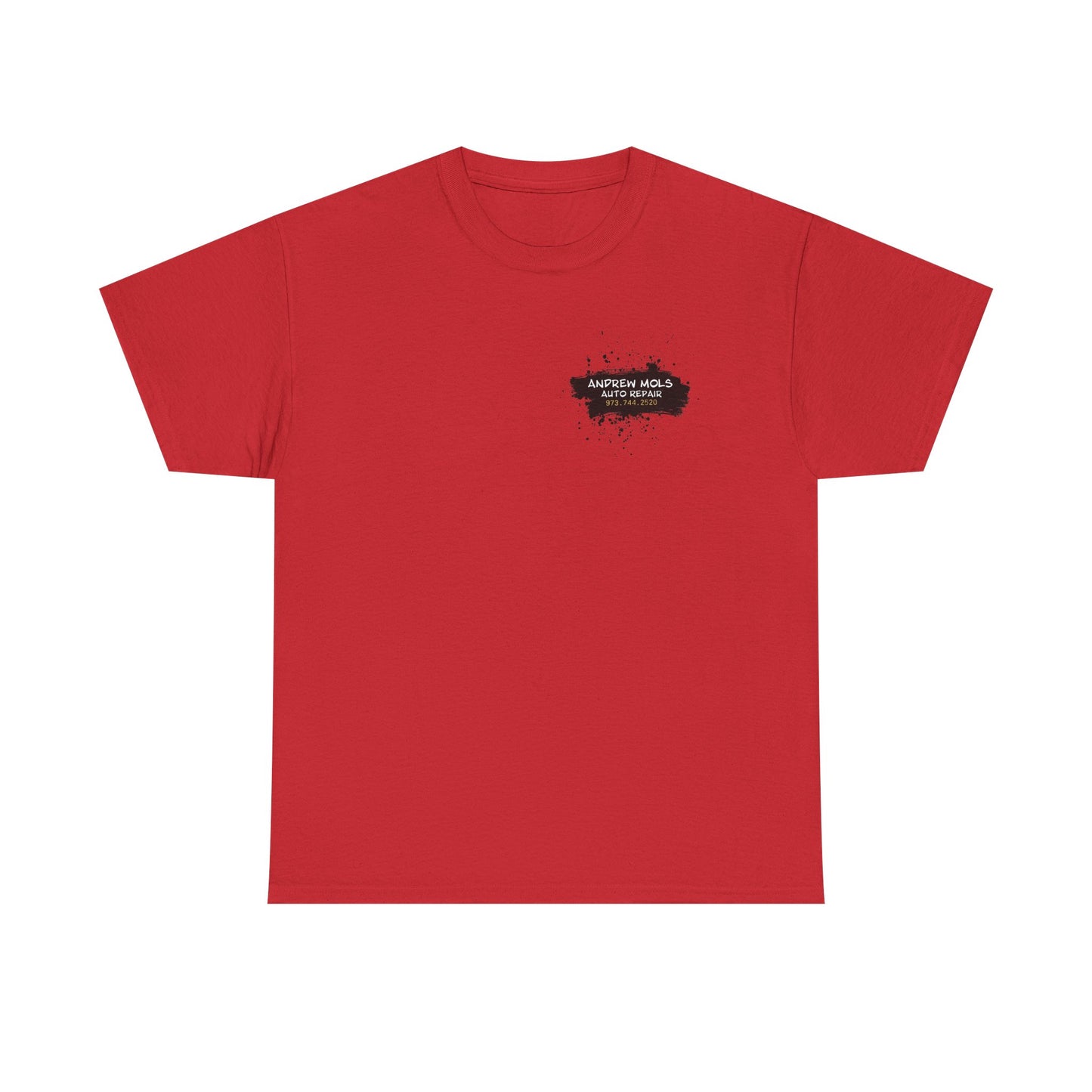 ANDREW MOLS AUTO REPAIR Unisex Heavy Cotton Tee B