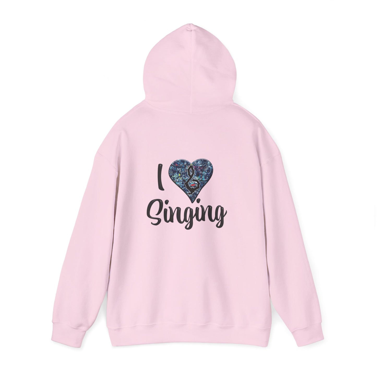 Hunter Hall: I ❤️ Singing Heavy Blend Hoodie