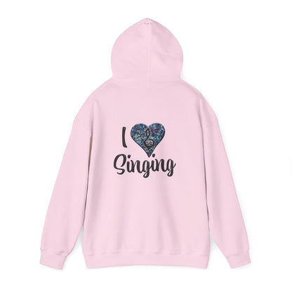 Hunter Hall: I ❤️ Singing Heavy Blend Hoodie