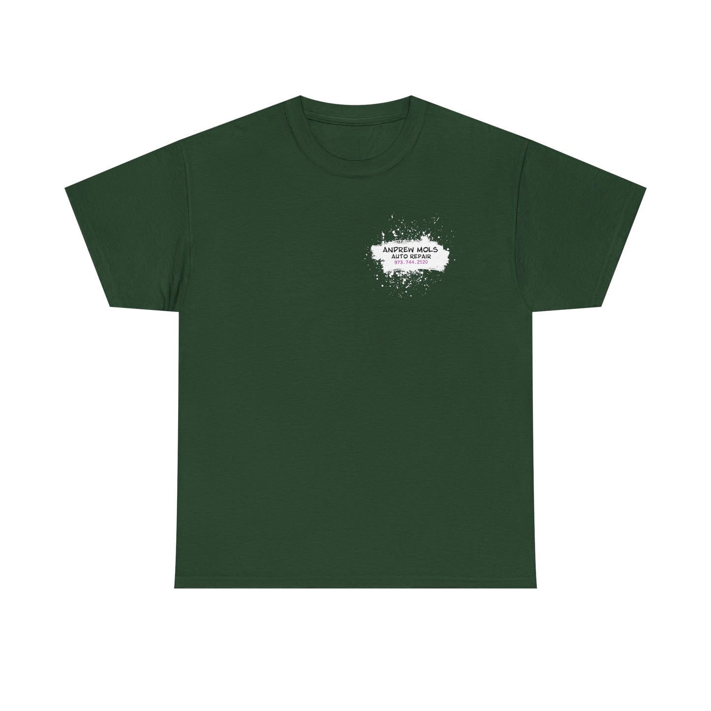 ANDREW MOLS AUTO REPAIR Unisex Heavy Cotton Tee B
