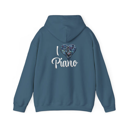 Hunter Hall: I ❤️ Piano Heavy Blend Hoodie