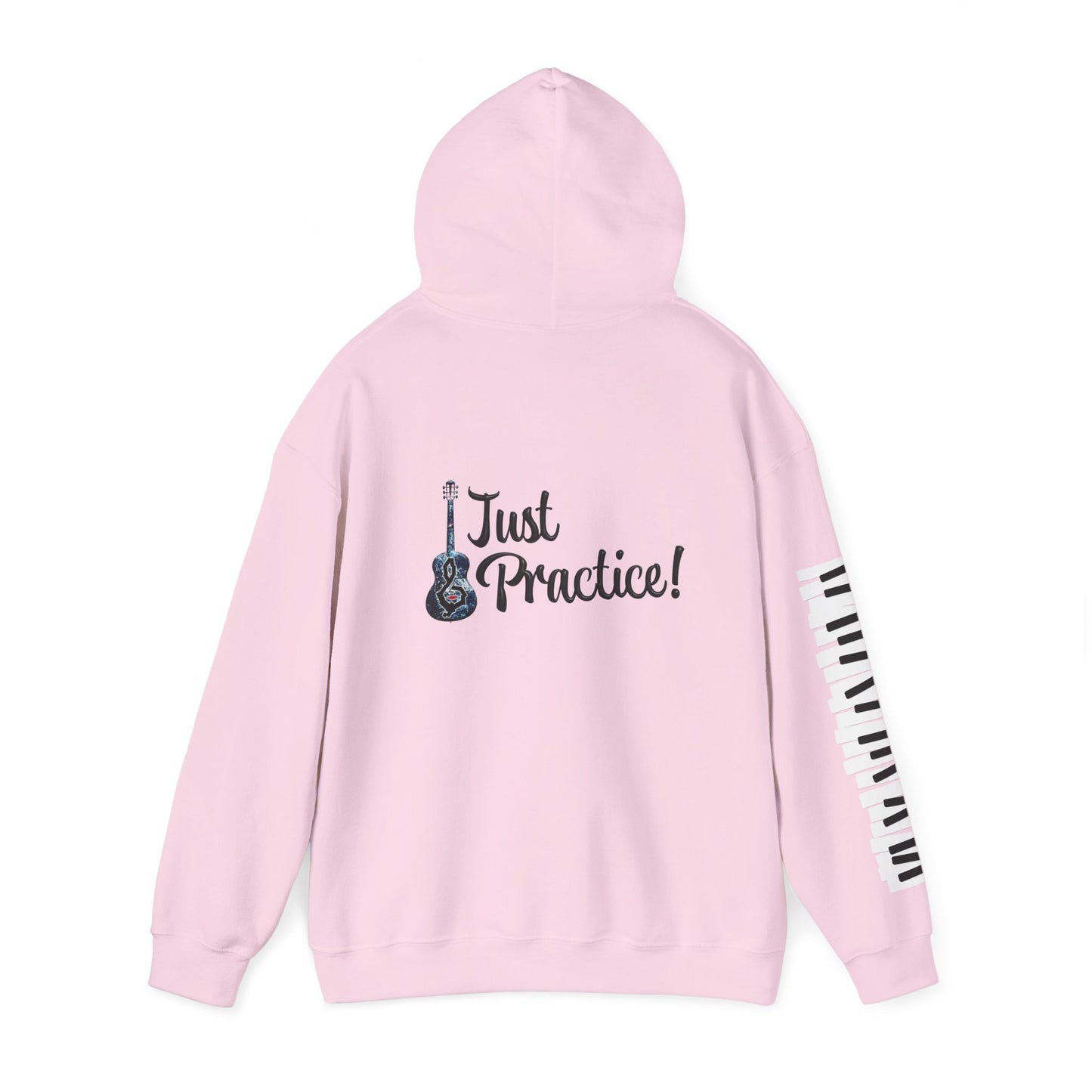 Hunter Hall: Just Practice Guitar and Piano Sleeve Heavy Blend Hoodie