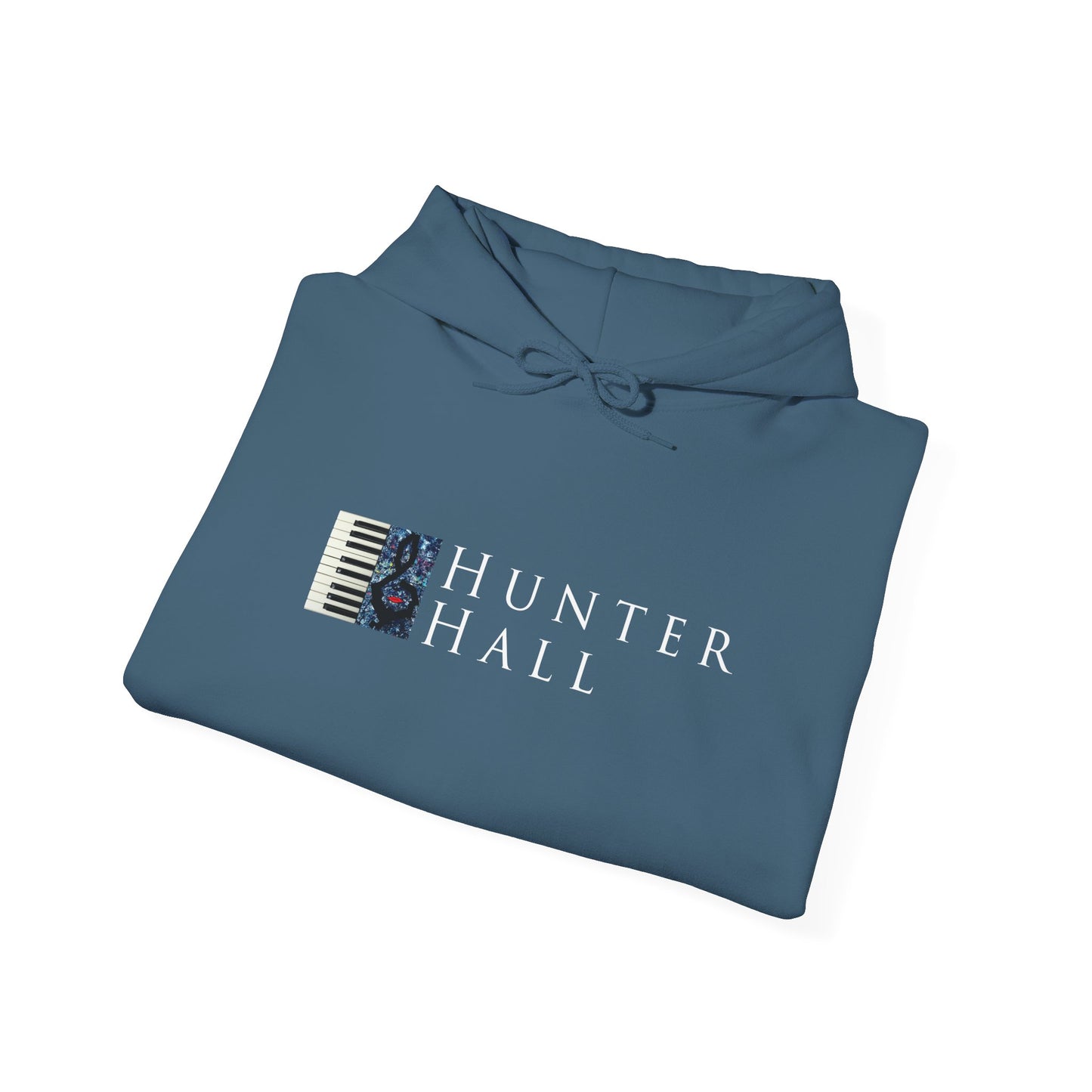 Hunter Hall: Just Practice Piano Sleeve Heavy Blend Hoodie