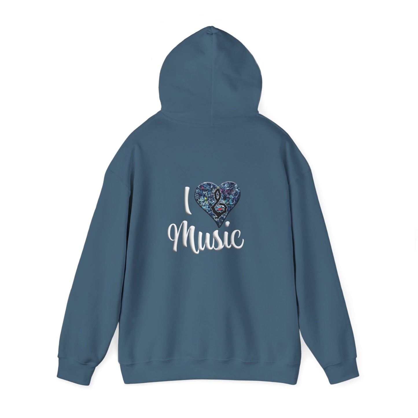 Hunter Hall: I ❤️ Music Heavy Blend Hoodie