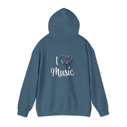Hunter Hall: I ❤️ Music Heavy Blend Hoodie