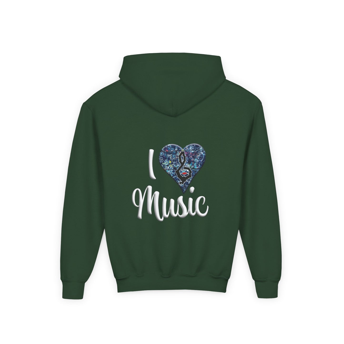 Hunter Hall: I ❤️ Music Youth Hoodie