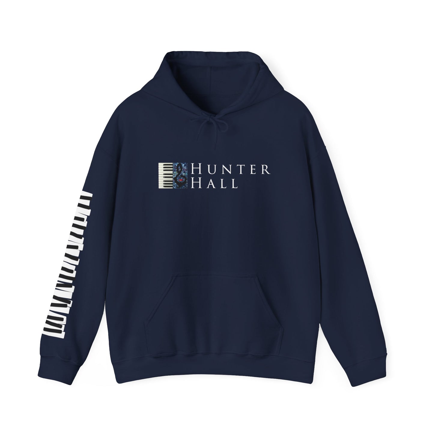 Hunter Hall: Just Practice Piano Sleeve Heavy Blend Hoodie