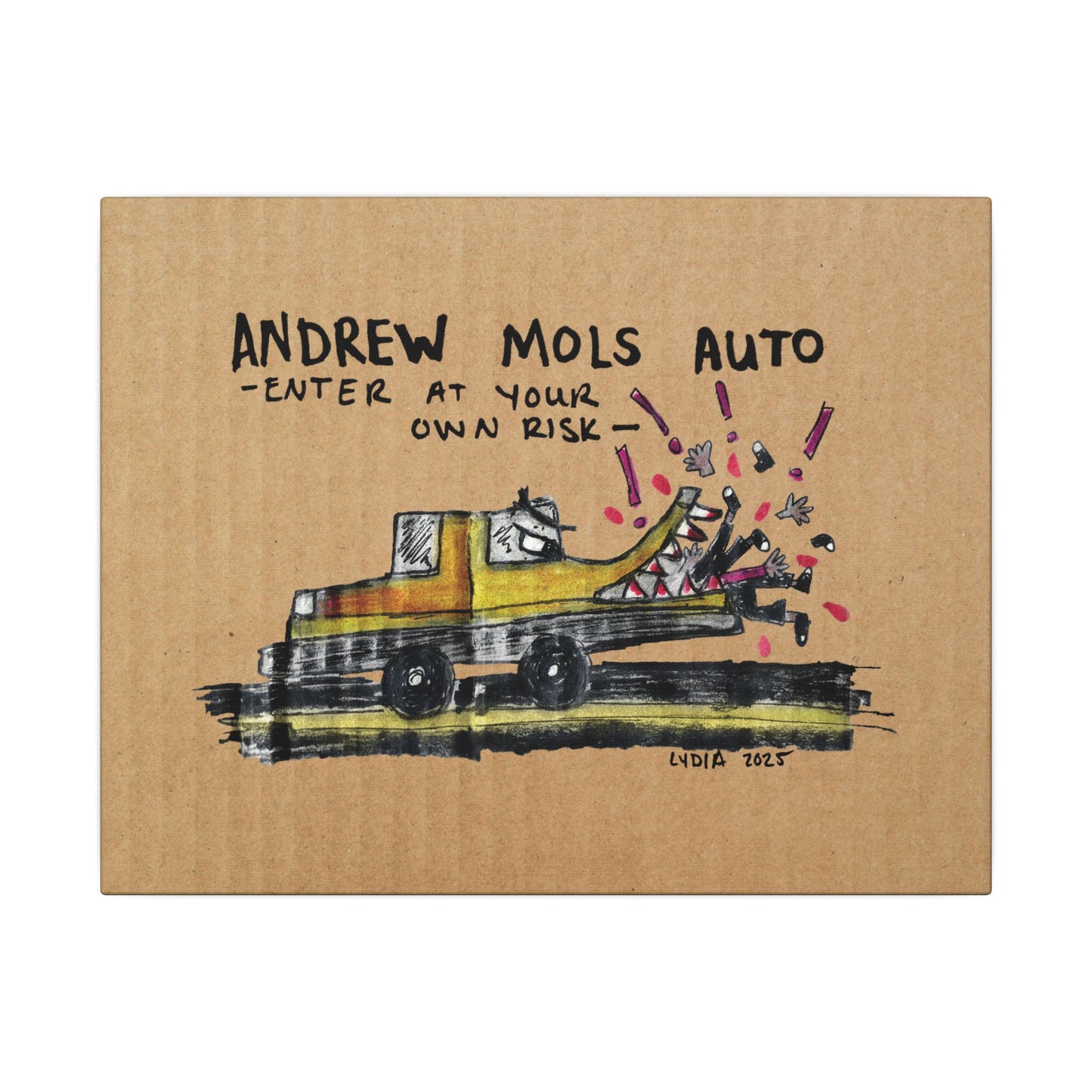 Andrew Mols Matte Canvas, Stretched, 0.75" (Multi-Size)
