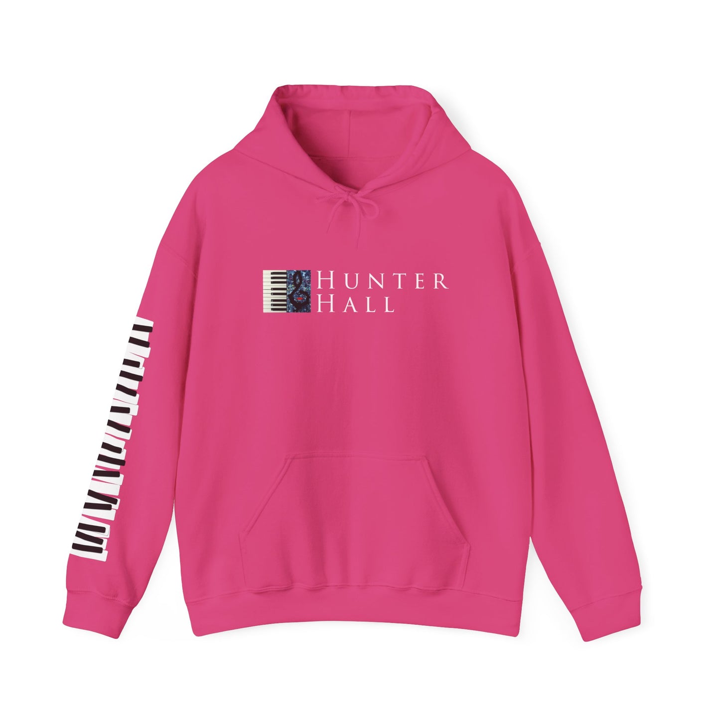 Hunter Hall: Just Practice Piano Sleeve Heavy Blend Hoodie
