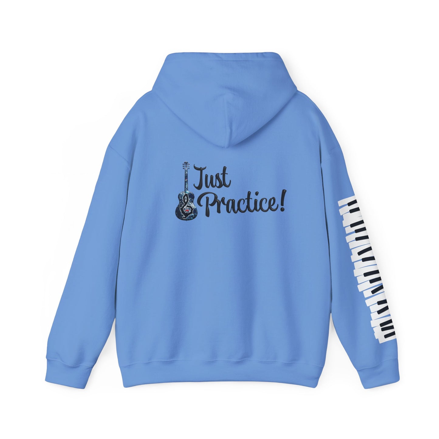 Hunter Hall: Just Practice Guitar and Piano Sleeve Heavy Blend Hoodie