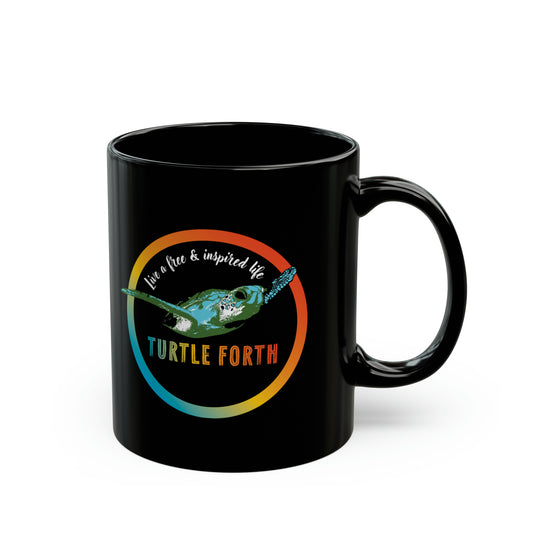 Solari Turtle Forth Black Mug A (11oz)