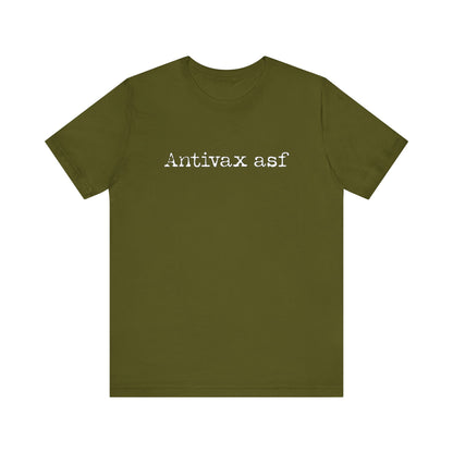 TR Antivax asf Adult Unisex Short Sleeve Tee