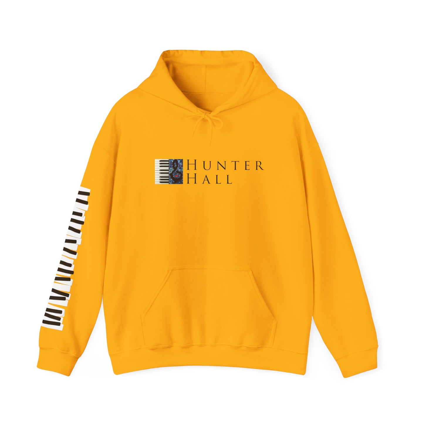 Hunter Hall: Just Practice Piano Sleeve Heavy Blend Hoodie