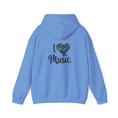 Hunter Hall: I ❤️ Music Heavy Blend Hoodie