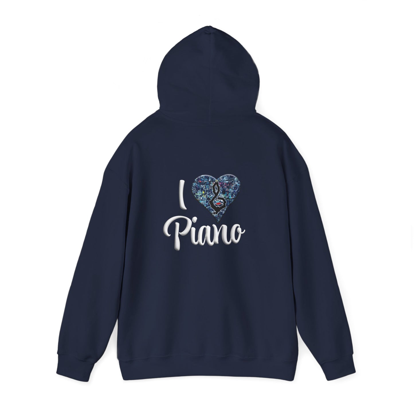 Hunter Hall: I ❤️ Piano Heavy Blend Hoodie