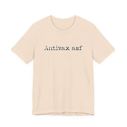 TR Antivax asf Adult Unisex Short Sleeve Tee