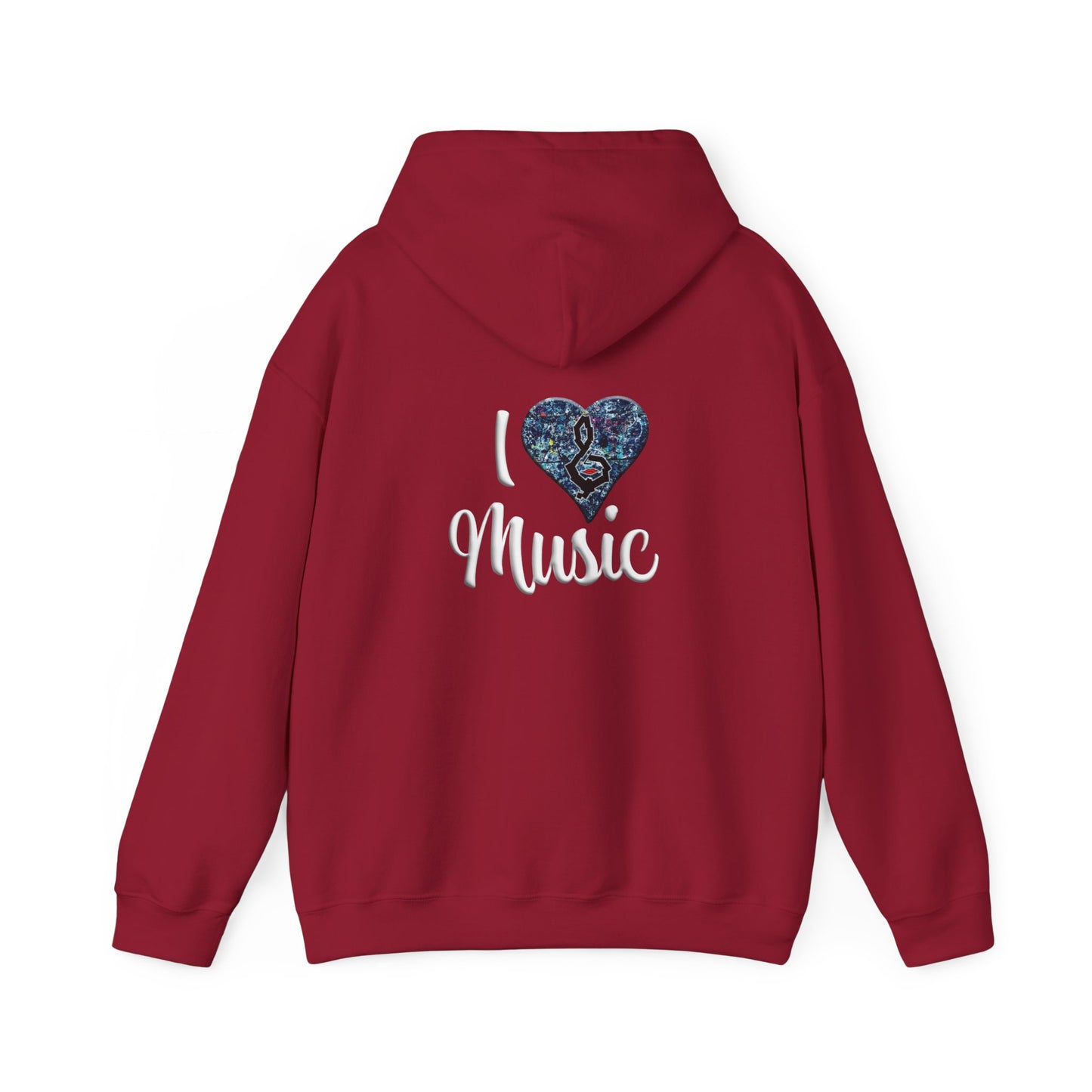 Hunter Hall: I ❤️ Music Heavy Blend Hoodie